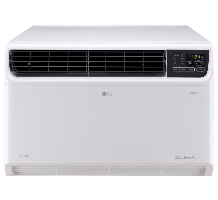 LG 4 in 1 Convertible 1.5 Ton 5 Star Dual Inverter Window Smart AC with Stabilizer Free Operation (2023 Model Copper Condenser (RWQ18WWZA.ANLG)